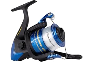 Shakespeare Firebird Spinning Reel – Pre-Spooled Lightweight Reel with Graphite Handle and Spool, Smooth 1-Ball Bearing Design for Freshwater Predator Fishing - Different Sizes and Styles