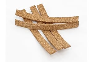 Korkstreifen Passoptimierung 5 Stück 200 x 20 x 4 mm Huteinlagen Polster Hut-Einlagen Hut Hüte Mütze Kork Gummikork Korkgummi