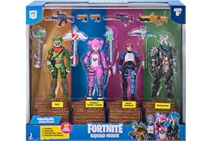 Fortnite ENT_554374 Vlad & Niki Crazy Rocketship Expanding 2-Level Rocket Playset with Handle Includes Vehicles, Figures, Stickers, and Tattoo Sheet, Multicolor, One Size