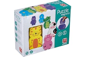 Goula, Puzle magnético Intercambiable, Encajable para niños a Partir de 1 año, Blanca