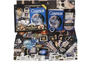 Funto Scrapbooking Kit (154 PCS), Serie Cosmic - Misterio Cósmico, Perfecto para Materiales de Scrapbooking Bullet, Planner DIY Arts Craft Collage