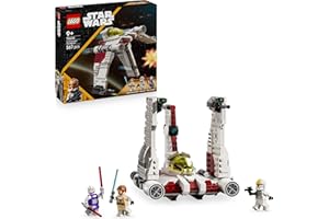 LEGO Star Wars 75432 V-19 Torrent Starfighter Building Toy - 3 Minifigures incl. Obi Wan Kenobi & Asajj Ventress with Lightsabers - Gift for 9+ Year Old Boys & The Clone Wars Fans
