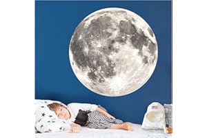 WANDARO Little Deco DL708-4 - Adhesivo decorativo para pared, diseño de luna llena