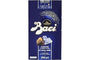 Baci Perugina Pralinen mit dunkler Schokolade und Haselnussfüllung Boxung (1 x 200 g)