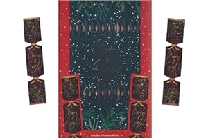 FESTIVE WONDERLAND Make and Fill Your Own Festive Seasonal Christmas Party Cracker Craft Kit (Merry & Bright)