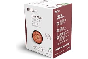 ‎NUPO NUPO® Diet Meal Replacement extreme [Chili sin Carne - 10 Portionen] - Kalorienarme Ernährung, glutenfrei & GMO frei - Vollwertige Mahlzeitersatz abnehmen - Food replacement - Nahrungsersatz abnehmen