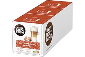 ‎NESCAFÉ DOLCE GUSTO NESCAFÉ DOLCE GUSTO Latte Macchiato Caramel Kaffeekapseln 3er Pack (3 x 8 Portionen)