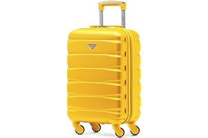 Flight Knight Maleta De Mano 55x35x20 cm Compatible con Vueiling, Iberia, RyanAir, Easyjet, Air Nostrum, Air Europa Entre Muchas Otras! Maleta Cabina 4 Ruedas ABS Maleta Trolley Ligera