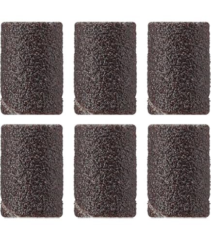 thumbnail interactive-video image 1 of HARFINGTON 50pcs Sanding Drums 1/4 Inch Mini Sanding Sleeves 240 1 of 12