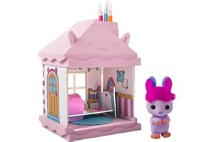 Fuzzikins FF352 Home Makers Bunny's Bedroom Toy, Pink