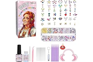 TPYAG Zahnstein set，Zahnschmuck Set，Tooth Gem Kit，DIY handgemachter Zahnschmuck zur Verschönerung und Verzierung der Zähne, Ideal für Schminkpartys, Feiern und Rollenspiele