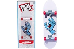 Tech Deck, Handboard Santa Cruz; Autentyczne mini deskorolki, zabawki dla dzieci dla chłopców i dziewczynek, od 6 lat (tylko do użytku ręcznego)