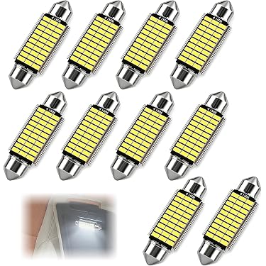 2x AMPOULE LED NAVETTE 12V 8W SV8.5 11 x 30 PLAFONNIER PLAQUE IMMATRICULATION VOITURE JAPONAISE