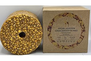 ‎WILDLUTSCHER Wildlutscher Spezial Leckstein gerösteter, süßer Mais | Extra Harter Wildleckstein | Wildbindendes Lockmittel| für Damwild und Schalenwild | Wochenlange Nutzungsdauer 3 kg (9,97 € / kg)