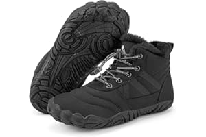 Mishansha Barefoot Botas Niño Niña Invierno Calientes Antideslizante con Forradas Gr.25-36