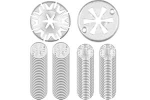 BUT OSWETF Zestaw naprawczy osłony termicznej, 100 sztuk, tarcze zaciskowe 30 mm, zestaw naprawczy płyty termoizolacyjnej do samochodu, klipsy do osłony termicznej, podkładki