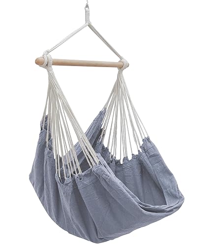 AMANKA Set Catena Per Sedia Sospesa - 2 Catene Da 50 Cm, 4 Moschettoni, Portata 230 Kg - Foto 8