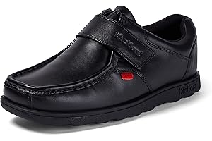 Kickers Homme Fragma15 Strap Chaussures d'école en Cuir