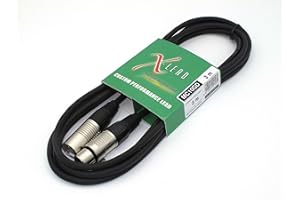 X-LEAD MC10GD030BK serie GOLD - Cavo microfonico professionale di qualità - XLR/XLR - Connettori originali INCO - (3 m, nero) - MADE IN ITALY - by INCO