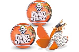 5 Surprise Dino Strike Surprise Mystery Battling Überraschungskapsel (2er Pack) von ZURU