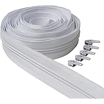 Cerniera lampo 5 # Cerniera in resina 5 pezzi Zip aperta for