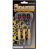 Delta Dart Arrow (3&rsquo; Set) - Steel End + Brass Body + Colorful Wing - Dart Arrow Set, 24 GR