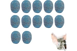 FARMTY Épurateur en Acier pour Vaisselle,Tampons avec Savon en Acier,Tampons À Récurer en Laine d'acier, Tampon avec Savon pour Éliminer La Saleté Tenace, La Graisse(12 Pièce)