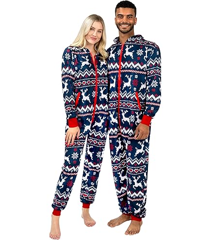 Kerstpyjama voor het hele gezin, kerstpyjama met schattig rendier, tweedelig, kerstpyjama voor dames, heren, meisjes en jongens