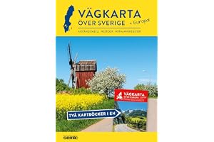 Vägkarta över Sverige och Europa