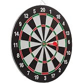 Delta Dart Set 43 cm (17 Inch) + 6 Dart Arrow (6 Gr) Target Board