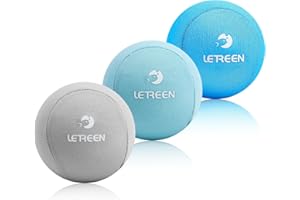LETREEN 3 Pack Stress Ball for Adults and Kids, Hand Exercise Gel Stress Balls, Anti Stress Squeeze Ball for Anxiety Relief, Stroke Rehabilitation, Grip Strength, Wrist Support, Resistance Training