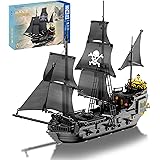 litodinogo ZHEGAO 653000 Schwarzer Zauberer Piratenschiff Klemmbausteine, Mini Bausteine Klemmbausteine Schiff Bausteine Gesc