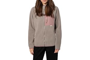 Sublevel Damen Fleecejacke mit Brusttasche – Bequeme Übergangsjacke mit Kapuze in Verschiedenen Farben, Ideal für Outdoor-Aktivitäten