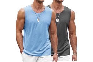 COOFANDY Herren Tank Top Ärmelloses Shirt Leicht Fitness Muskelshirt Schnelltrocknendes Gym Achselshirt Sleeveless Funktionsshirt für Männer