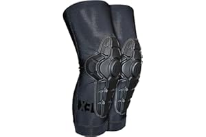 G-Form Pro-X3 Rodilleras para Bicicleta de Montaña para Hombre y Mujer - Mountain Bike y Motocross - Triple Negro Mate, Juvenil Pequeño/Mediano