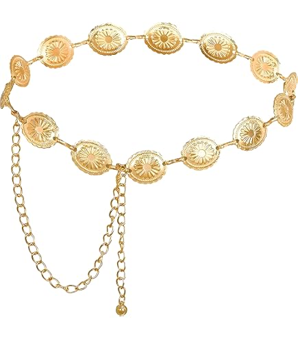 Ceinture Chaîne Dorée Multicouche Pour Femme | Ajustable 90cm | Accessoire Taille Style Bohème - 10