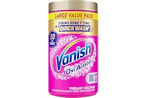 Vanish Stain Remover, Gold Oxi Action Powder, 1.41kg, Removes Stains Laundry Detergent Leave Behind, Protects Fabric Colours and Removes Odours, Bleach Free