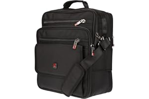 Christian Wippermann XXL Umhängetasche Flugbegleiter Herren Tasche Messenger Arbeitstasche Laptoptasche