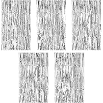 2 stuks 1 m x 2 m folie gordijn decoraties, champagne goud klatergoud folie franje gordijnen streamers achtergrond voor verjaardag afstuderen bruiloft verloving bruidsdouche vrijgezellenfeest