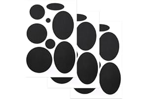 TNSOYCA 3 Fogli Toppe di Riparazione per Piumini, Toppe Autoadesive per Piumini Patch in Nylon,Per Fissare I Fori Nei Vestiti, Nei Sacchi A Pelo (Nero)