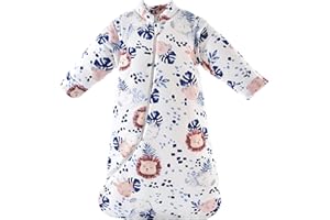 Chilsuessy Baby Schlafsack Winter 3.5 Tog Kinder Schlafsack Warm Schlafsäcke Jungen Mädchen Schlafsack für Kleinkinder Neugeborene, Dschungel Löwe/3.5 Tog, L (90-105 cm)