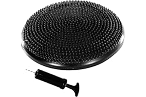 MOVIT Coussin d'assise à Balle Dynamic Seat avec Pompe, 33 cm ou 38 cm, Choix de Couleur, Coussin d'air à Picots Coussin d'équilibre