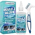 Mould Remover Gel, Household Mould and Mildew Remover and Cleaner for Black Washing Machine, Kitchen, Bathroom Sink, Tile, Grout, Stains, 5 fl oz (1 Pack)