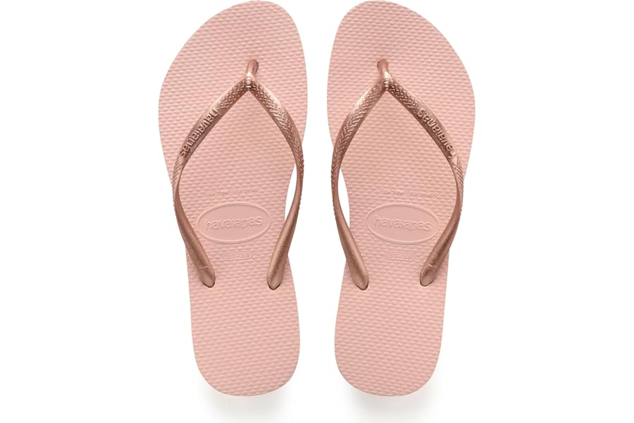 Havaianas - Slim Gloss, Stylische, Robuste und Vielseitige Badelatschen für Frauen mit einem Hauch von Glamour, Rutschfeste Sohlen