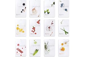 [Paquete De 12] EUNYUL Daily Care Mascarilla Facial Coreana (12 Tipos) Ingredientes Naturales & Hidratante