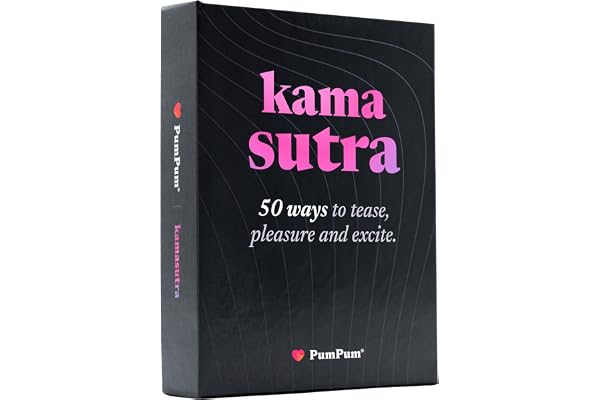 PumPum® Kamasutra – Jeu de Cartes pour Couples avec 50 Cartes XL – Français et Anglais