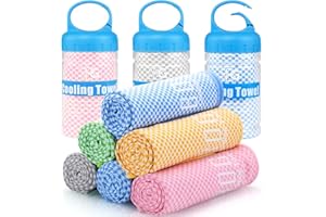 BOGI Cooling Towel, Cooling Towels for Neck(100x30 cm) Ice Towel Cooling Towel, Soft Breathable Sweat Towel for men & women,Stay Cool for Yoga, Sport, Gym, Workout, Camping & More Activities | Pink