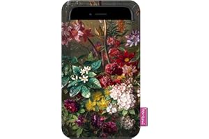 ARCO DESIGN Handytasche bertoni aus Filz für Smartphone z.B. für iPhone 14/14 Pro Max/13/13 Pro/12/11/7, Galaxy S23/S22+/S21+/S20 Ultra, Redmi, Pixel - Stoff Handy-Hülle in zwei Größen (Normal, Bouquet)