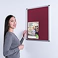 Wonderwall Premium Anti Fade Noticeboard - Aluminium Frame - 90 X 60cm