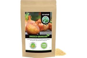 Alpi Nature Lökgranulat 1kg, Torkad Granulerad Lök, Hackad Lök Granulat för Matlagning